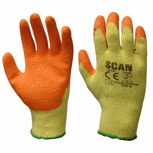 SCAN LARGE KNIT SHELL LATEX PALM GLOVES PACK OF 12 PAIRS Image 1