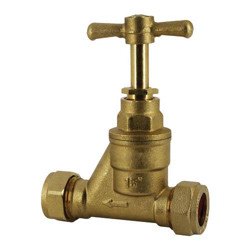 22MM BRASS STOP TAP BS1010 Image 1