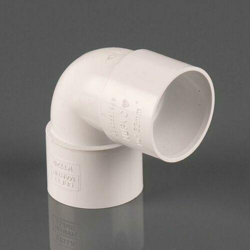 W1120W 32MM 90DEG WASTE WHITE SOLVENT WELD KNUCKLE BEND BRETT MARTIN Image 1