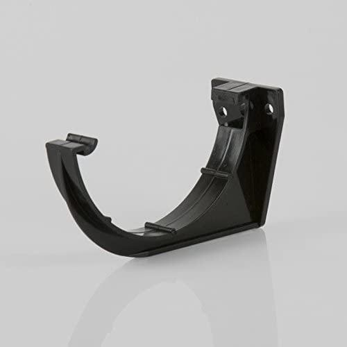 Brett Martin Black Half Round Fascia Bracket (112 x 65mm)
