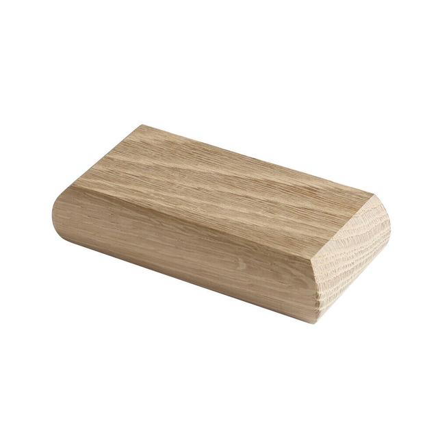 Richard Burbidge White Oak Flat Half Newel Cap (90mm)