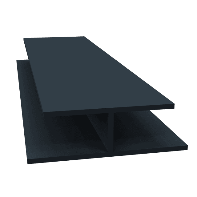 Freefoam Roofline Anthracite Grey Soffit H' Trim / Joint Trim (5m)