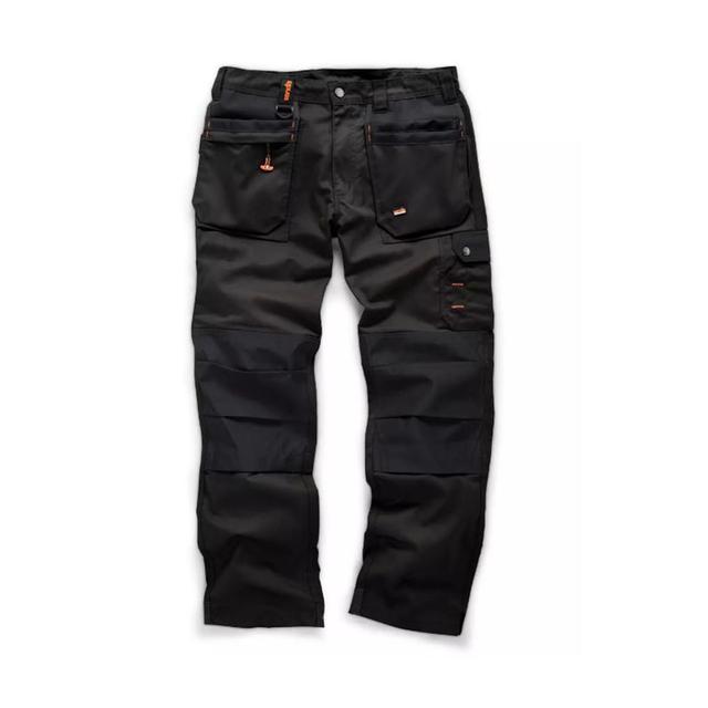 Scruffs Short Leg Black Worker Plus Trouser