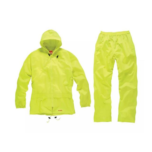 Scruffs Yellow Two Piece Waterproof Suit