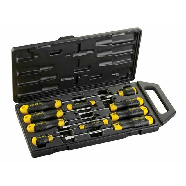 Stanley Flared/PZ Cushion Grip Screwdriver Set 10-Piece