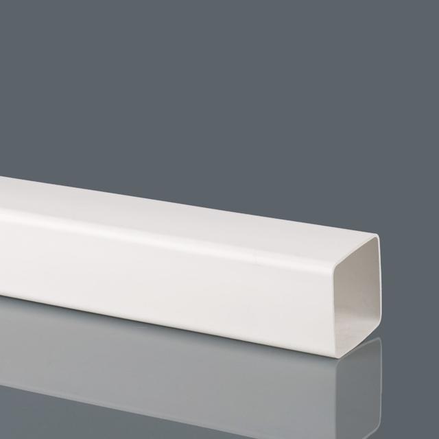 Brett Martin Arctic White Square Plain End Downpipe (114 x 65mm)