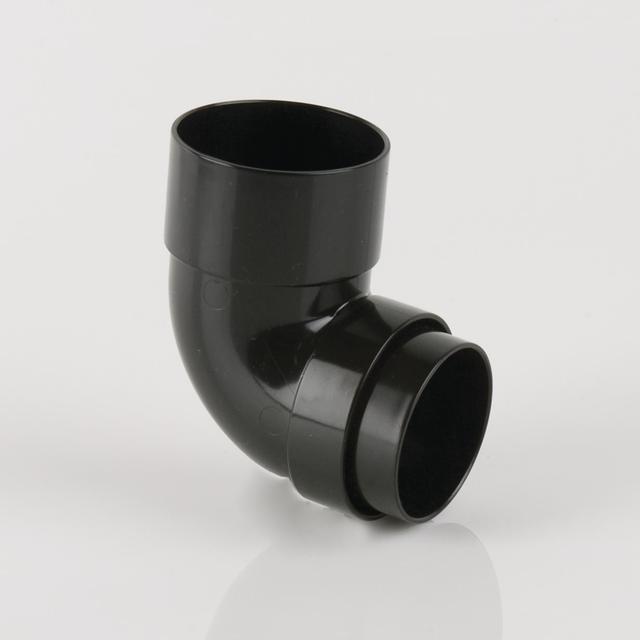Brett Martin Black Offset Bend (68mm)