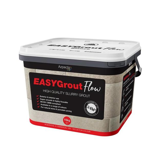 Azpects EASYGrout Blanco Porcelain Paving Slurry Grout (15kg)